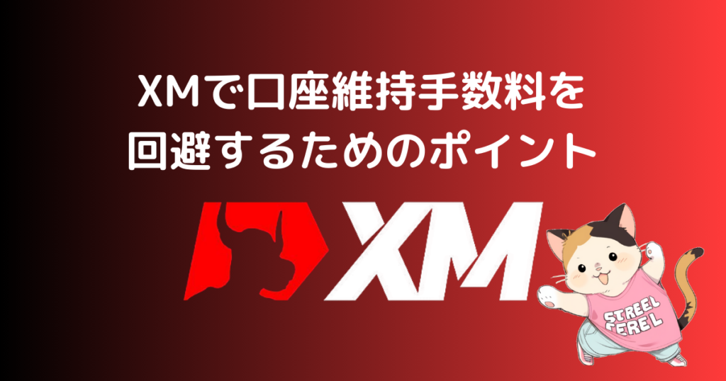 XMで口座維持手数料を回避するためのポイント